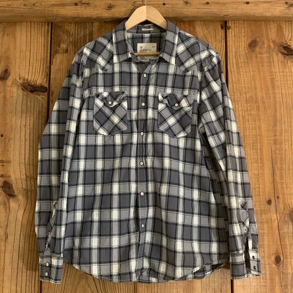 Vintage American Eagle Pearl Snap Shirt